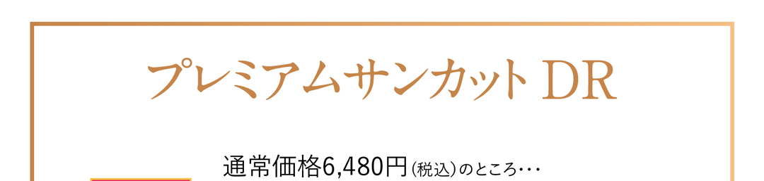 プレミアムサンカットDR